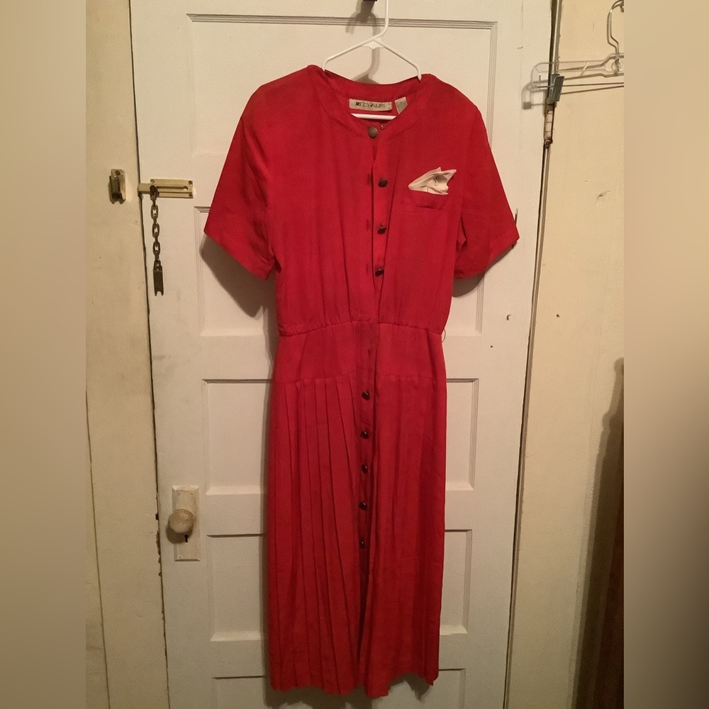 Buttoned Down Front Dress